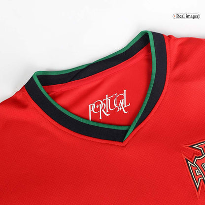 Portugal Home Soccer Jersey Euro 2024 Go Game Wear