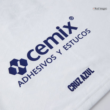 Kid's Cruz Azul Away  Soccer Jersey Kit(Jersey+Shorts) 2024/25 Top Soccer Jerseys Store