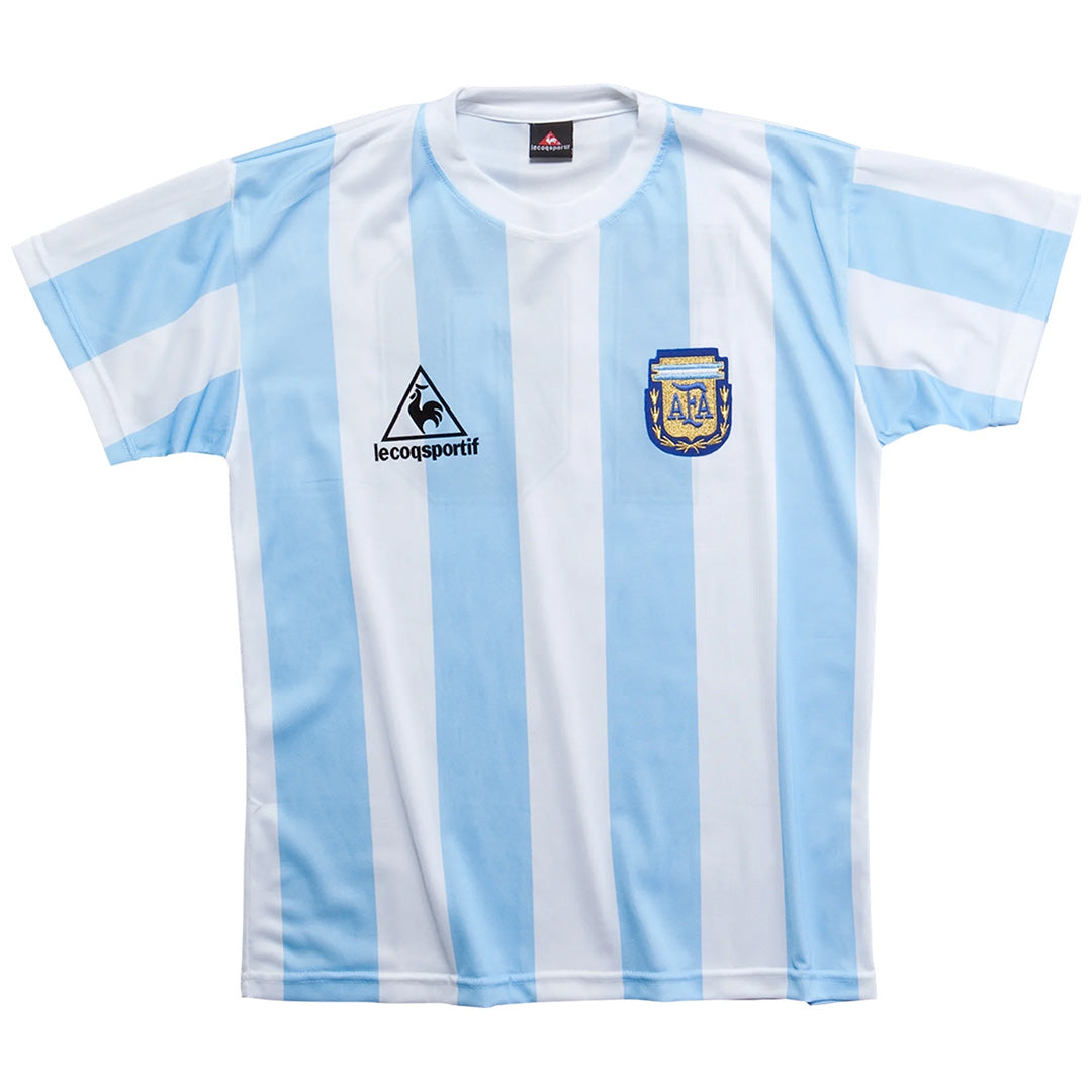 Argentina Home Retro Soccer Jersey 1986