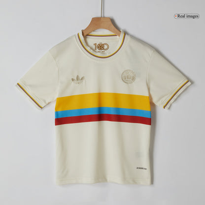 Kid's Colombia  Soccer Jersey Kit(Jersey+Shorts) 2024 - 100th Anniversary Top Soccer Jerseys Store