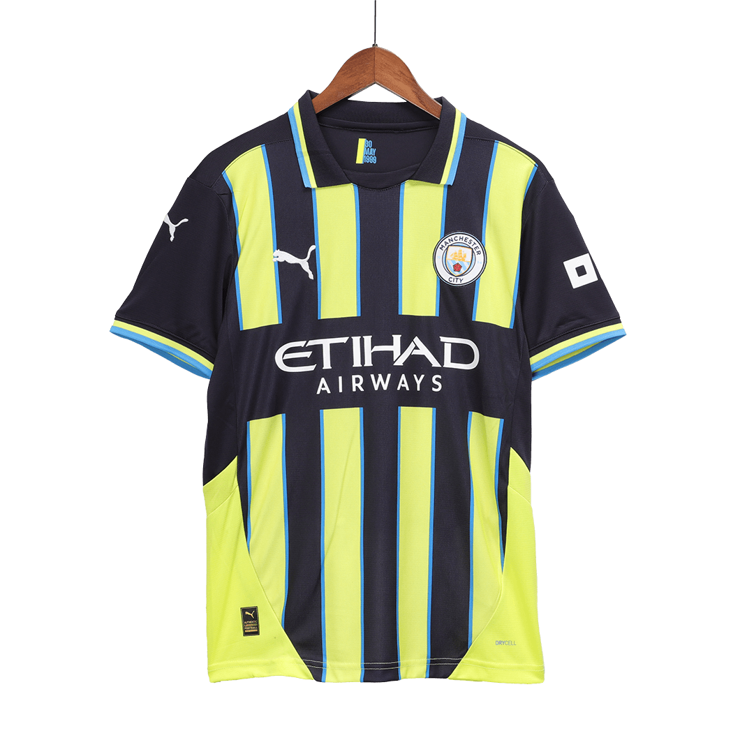Manchester City Away  Soccer Jersey Kit(Jersey+Shorts) 2024/25 Top Soccer Jerseys Store