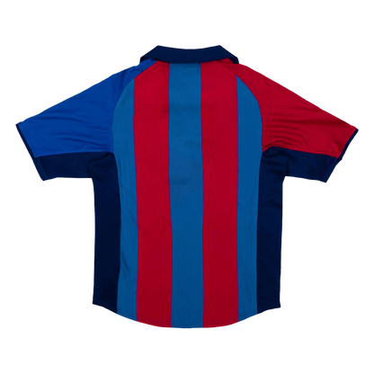 Retro 2001/02 Barcelona Home  Soccer Jersey Top Soccer Jerseys Store