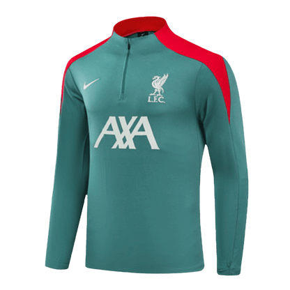 Kid's Liverpool Zipper Sweatshirt Kit(Top+Pants) 2024/25 Top Soccer Jerseys Store