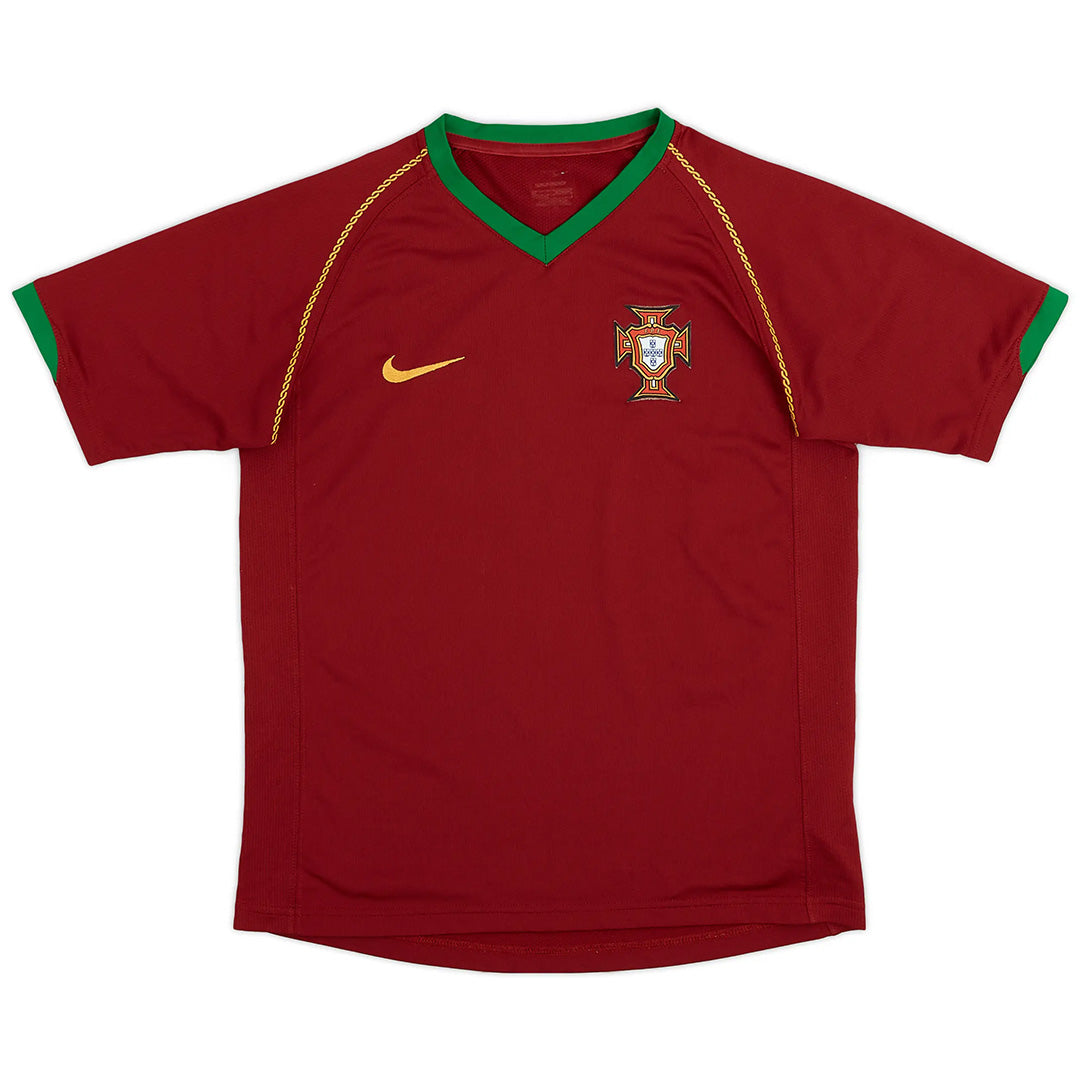 Classic Portugal Home Jersey 2006 Go Game Wear