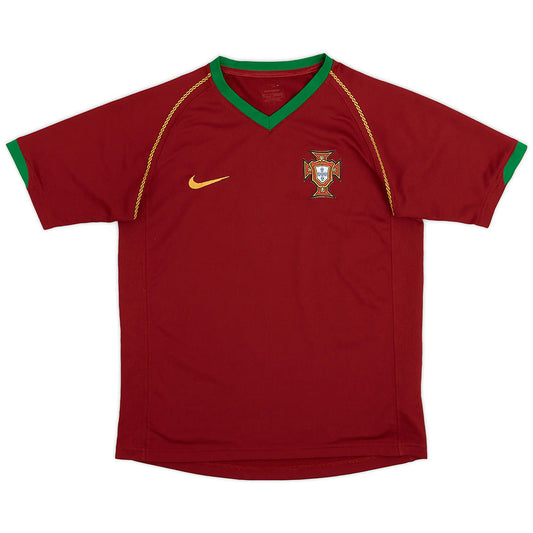 Classic Portugal Home Jersey 2006 Go Game Wear