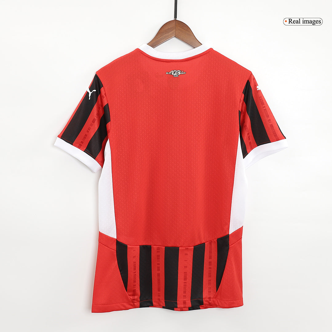 Player Version RAFA LE?O #10 AC Milan Home  Soccer Jersey 2024/25 Top Soccer Jerseys Store