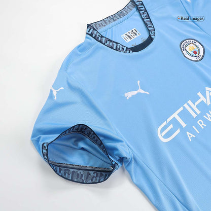DE BRUYNE #17 Manchester City Home  Soccer Jersey 2024/25 - UCL Top Soccer Jerseys Store