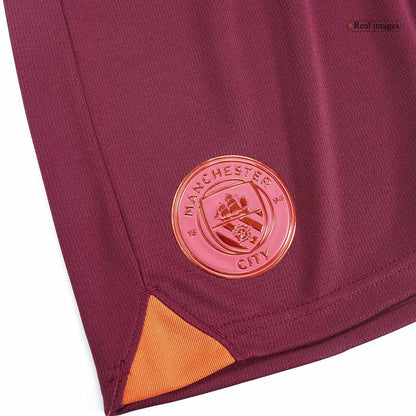 Manchester City Away Soccer Shorts 2023/24 Top Soccer Jerseys Store