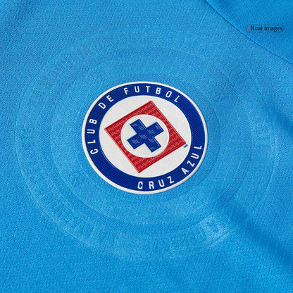 Kid's Cruz Azul Home  Soccer Jersey Kit(Jersey+Shorts) 2024/25 Top Soccer Jerseys Store