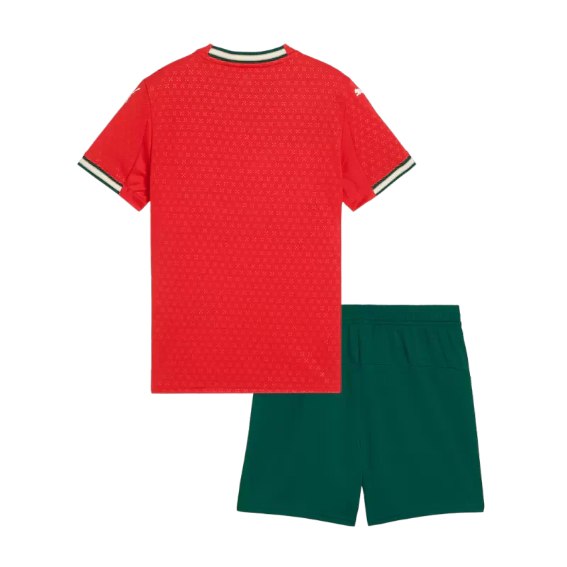 Portugal Home Soccer Jerseys Kids Kit 2025 topsoccerjerseys.com