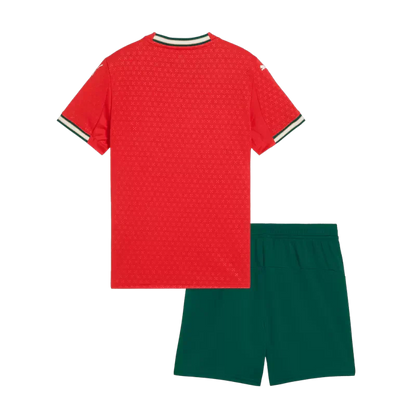 Portugal Home Soccer Jerseys Kids Kit 2025 topsoccerjerseys.com
