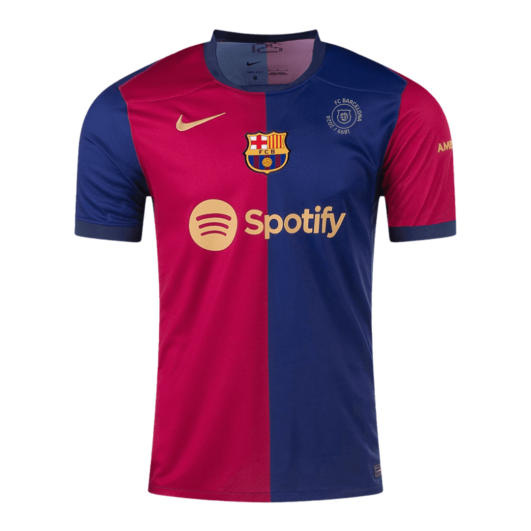 Barcelona Home  Soccer Jersey 2024/25- 125th Anniversary Top Soccer Jerseys Store
