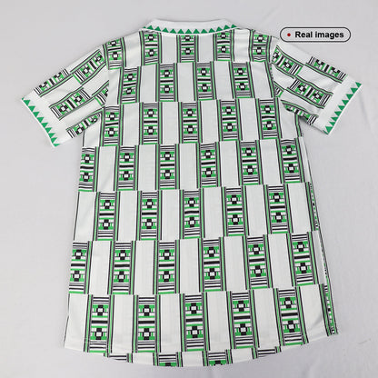 Retro 1994 Nigeria Away Soccer Jersey topsoccerjerseys.com