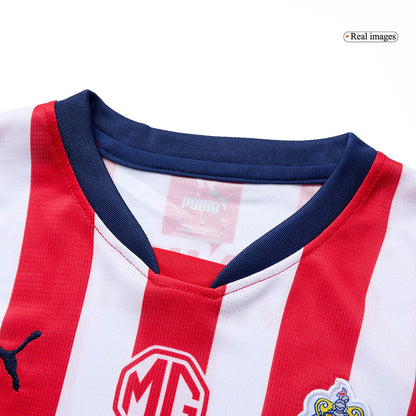 Kid's Chivas Home  Soccer Jersey Kit(Jersey+Shorts) 2024/25 Top Soccer Jerseys Store