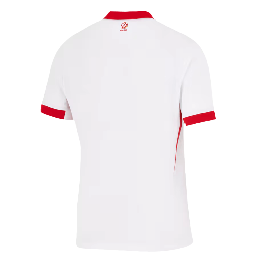 Poland Home Euro 2024 Soccer Jersey topsoccerjerseys.com