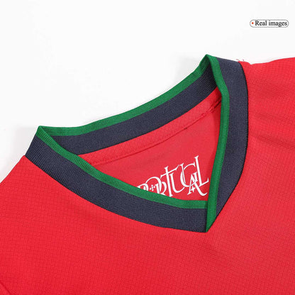 Kid's Portugal Home Jerseys Full Kit Euro 2024 Go Game Wear