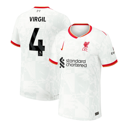 Player Version VIRGIL #4 Liverpool Third Away  Soccer Jersey 2024/25 Top Soccer Jerseys Store