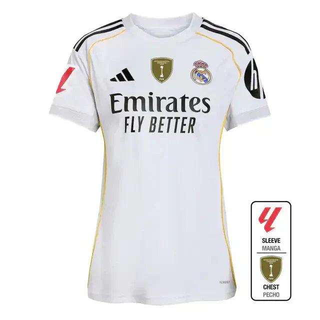 Women's Real Madrid Third Home Soccer Jersey 2025/26 Go Game Wear
